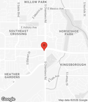 Map of The French Press - Iliff & Chambers - 15290 E Iliff Ave, Aurora, CO, 80014, US